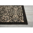 thumbnail image 4 of Nourison Caribbean Indoor/Outdoor Ivory/Charcoal 1'9" x 2'9" Area Rug, (2x3), 4 of 8