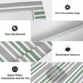 thumbnail image 6 of Sage Green Grey Striped Outdoor Rug for Patio/Deck/Porch, Non-Slip Large Area Rug 5 x 7 Ft, Horizontal Lines Simple Minimalist Indoor Outdoor Rugs Washable Area Rugs, Camping Rug Carpet Runner, 6 of 8