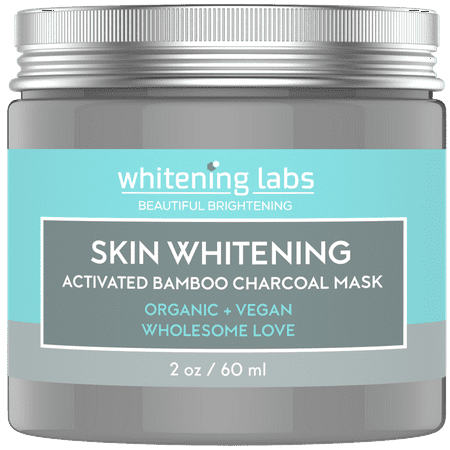 Snail Cream Whitening Body Skin Whitening Cream Mask. Activated Bamboo Charcoal Mask for Face Hands Body. Use for Dark Spots Age Spot Corrector Remover 2 oz ()
