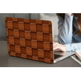 thumbnail image 3 of Hard Shell Case for 2012/2013/2014/2015 Release MacBook Pro 13 inch + Black Keyboard Cover Model: A1425/A1502 (Wood grain A 46), 3 of 5