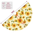 thumbnail image 3 of Sikiie European-style Pattern Sunflower 30-48 inches {designName} Print Christmas Tree Skirt Snowman Xmas Tree Skirt with Edge Christmas Decorations for Holiday Party48", 3 of 7