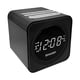thumbnail image 2 of Radio reloj FM SHARP con altavoz Bluetooth, puerto de carga USB FastCharge de 2 amperios, despertador o radio, alarmas duales, pantalla LED blanca fácil de leer, simple de usar, información rápida, 2 of 3