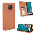 thumbnail image 2 of Compatible with Nokia G50 Case Magnetic Closure Vintage Pattern PU Leather Wallet Cover with Card Slots-Brown, 2 of 5