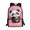 Panda Bubble Tea, variant on Uourmeti Pink Splatter Pattern Zippered Daypack for Daily Use School, Durable Non Fade Polyester Backpack Comfort Straps School Backpack
