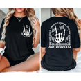 thumbnail image 1 of Rocking Motherhood Shirt Some Days I Rock It Some Day It Rocks Me Comfort Colors Skeleton - White - M, 1 of 2
