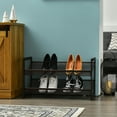 thumbnail image 4 of Costway 2-Tier Shoe Rack Adjustable to Flat Slant Shoe Organizer Holder Stand, 4 of 12