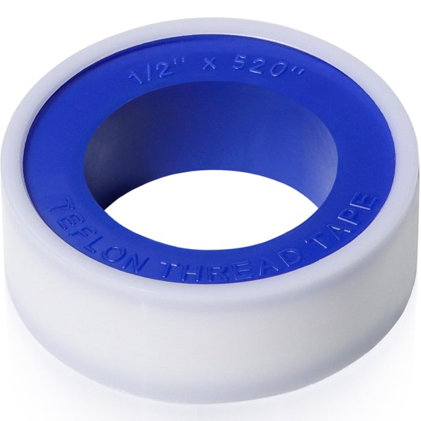 Cinta de teflón MEBMIK PTFE para fontaneros, 1/2 pulgada x 13 m, para sellado