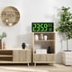 thumbnail image 4 of Reloj digital de pantalla grande, reloj de pared digital grande con temperatura y humedad, reloj de pared digital con números LED para dormitorio, oficina, lectura clara para personas mayores, 4 of 5