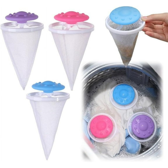 2026 New Floating Hair Filtering Mesh Removal, Lint Catcher for Washing Machine, Pet Hair Catcher for Washing Machine, Hair Catcher Washer Machine for Cat Dog