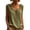 Green, variant on JIAYUE Women's T Shirt U Neck Solid Color Linen Sleeveless Tank Tops Buttons Casual Loose Fit Summer Breathable Lightweight Vest For Daily Vacation Wear