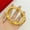 15mm dragon heads bracelet, variant on 2 Type 24K Yellow Gold Plated 15mm 9" Thick Circles Dragon Head Men's Bracelet-15mm dragon heads bracelet