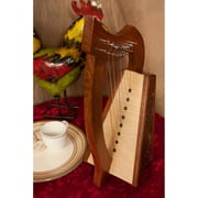 Roosebeck Lily Harp, 8 Strings, Knotwork
