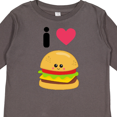 thumbnail image 4 of Inktastic I Love Cheeseburgers Boys or Girls Long Sleeve Toddler T-Shirt, 4 of 5