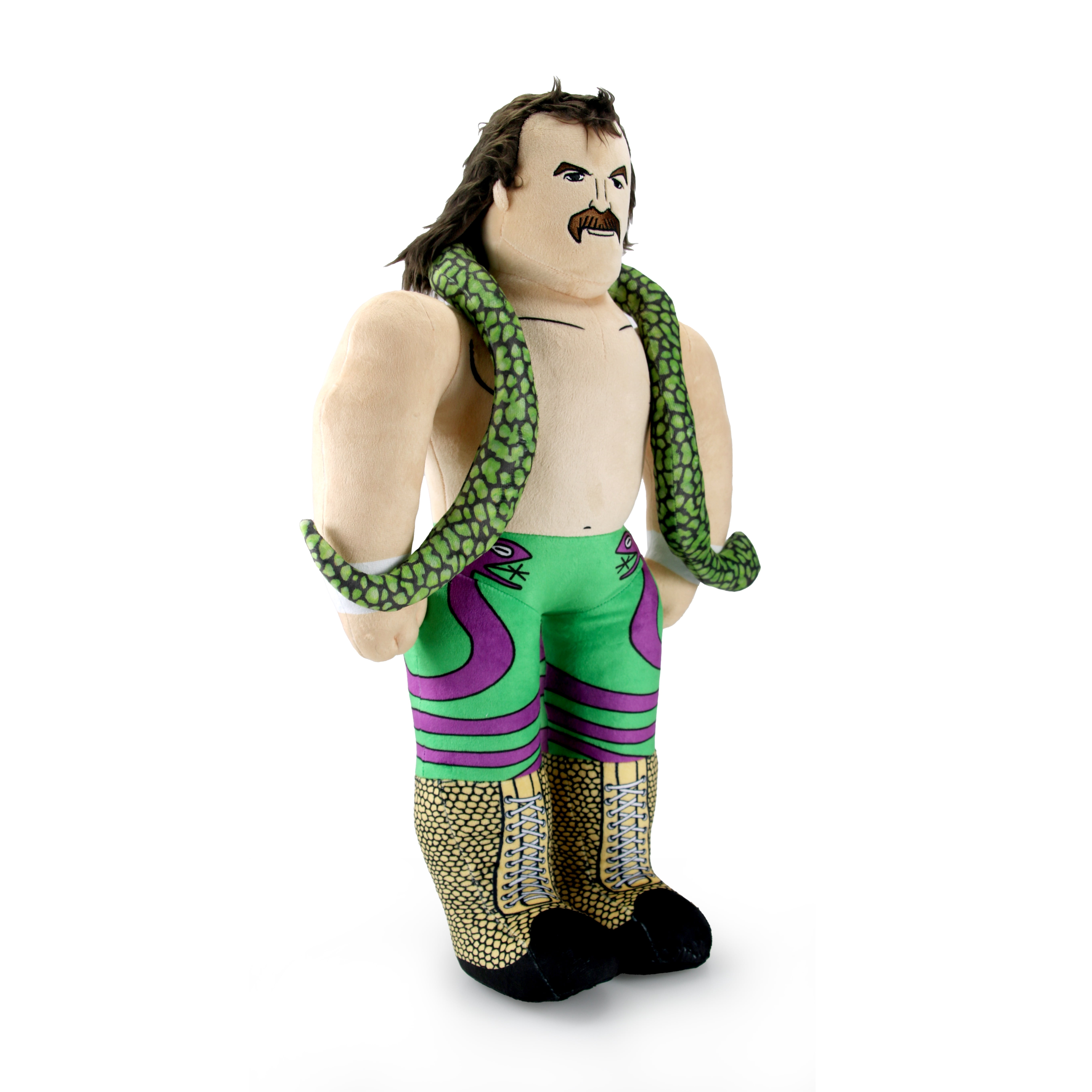 WWE 23" Full Body Plush Jake the Snake, Stuffed Action Figure, Children Ages 3+