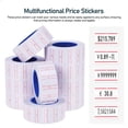 thumbnail image 3 of Raindrops  10 Rolls Tags Stickers Self Adhesive Label Paper Coder, 3 of 8