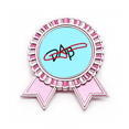 thumbnail image 1 of Movimiento físico Insignia broche Medalla rosa premiada, 1 of 3