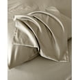 thumbnail image 4 of PURE ERA Long Staple Cotton Duvet Cover Set 800 TC Luxury Smooth Sateen Silky Soft Luster Solid Khaki King, 4 of 6
