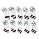 thumbnail image 1 of Paquete de 10 fundas para palos de golf, fundas impermeables para wedges de golf y fundas para hierros de golf. Blanco, 1 of 9