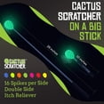 thumbnail image 4 of Rascador Back Scratcher con forma de cactus, extensible, grande, para hombre y mujer, 4 of 6