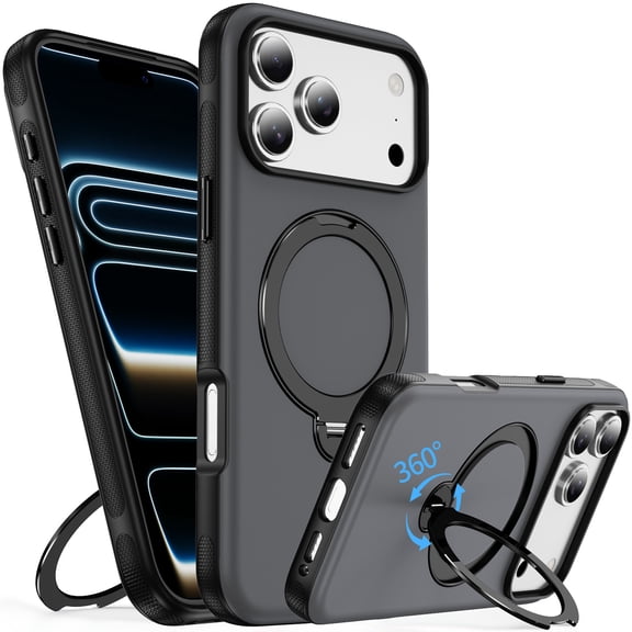 ANTSHARE 360 Spin Magnetic Stand for iPhone 18 Pro Max Case 6.9"