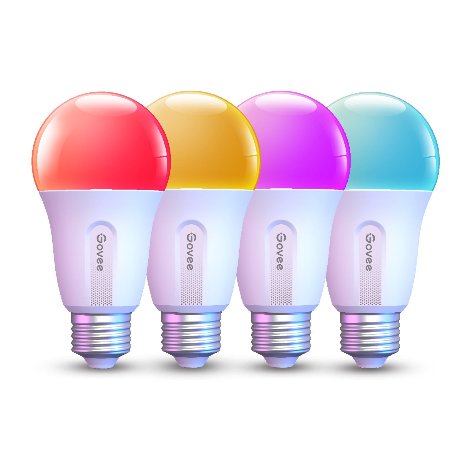 Govee RGBWW Smart LED A19 Bulb, 800 Lumens, 4 Pack