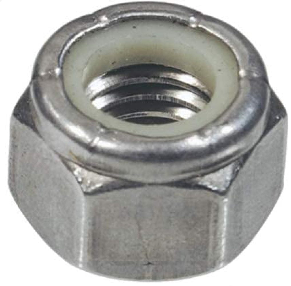 A2 Nylock Lock Nut 20 Pack 1/4 UNC Stainless Steel 