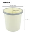 thumbnail image 2 of unbranded Air Tight Rubbish Bin Round PP Water Rinseable for Home Use 1Pcs, 2 of 6