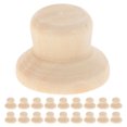 thumbnail image 2 of 40Pcs Wood Crafts Unpainted Wood Pegs Hat Cultivate Hands On Ability Creative Expression, 2 of 7
