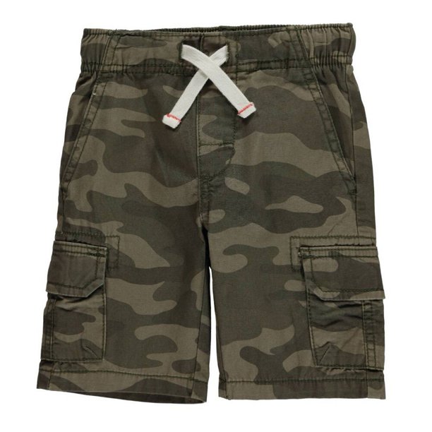 Carter's - Carters Toddler Clothing Outfit Little Boys Camo Cargo Shorts Olive Green - Walmart