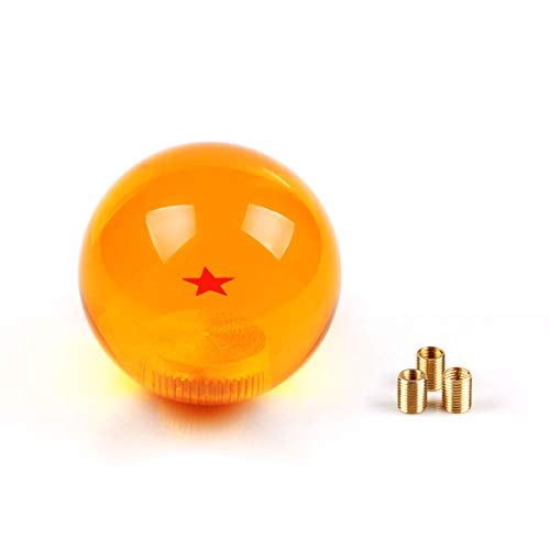 Rastp Dragon Ball Z Star Manual Gear Stick Shift Knob Universal Gear Shifter Knobs With Adapter Fits Most Car 1 Star Walmart Com Walmart Com