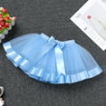 thumbnail image 6 of IBTOM CASTLE Baby Girl First Birthday Outfit Floral Lace Party Cake Smash Romper + Tutu Skirt for Photo Shoot 1 Year Blue-Flower, 6 of 8