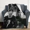 thumbnail image 4 of Barry Keoghan Blanket Cool #3 Super Soft Throw Blanket Silky Flannel Lightweight for Sofa, Bed Blanket All Season Use 50""*60""（130 * 150cm）, Style-4, 4 of 6