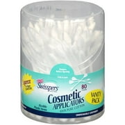 Swisspers: 100% Pure Cotton Cosmetic Applicators, 80 ct