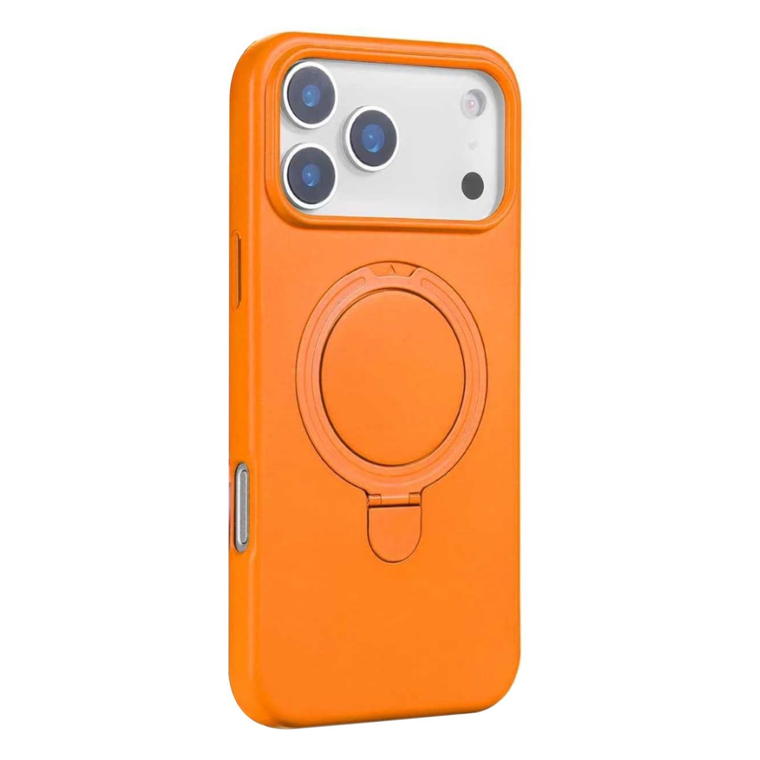 Protective Silicone Stand Case with Magsafe for iPhone 17 Pro - Orange