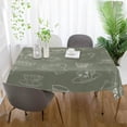 thumbnail image 5 of SKYSONIC 54"X54" Square Tablecloth with Porcelain Hand Drawn Set Prints, Anti-Wrinkle and Smooth Table Cloth for Kitchen/Home Wedding Decoration, 5 of 7