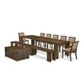 thumbnail image 2 of Luxe by East West Furniture 10 Pieces Extendable Dining Set Includes a Rectangle Kitchen Table, 2 of 6