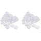 thumbnail image 1 of 100 paquetes de pequeños contenedores de almacenamiento de plástico transparente, estuche con tapas para artículos pequeños y otros proyectos de manualidades, 1 of 8