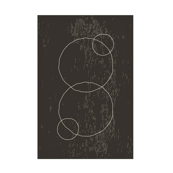 Trademark Fine Art jay stanley  Black and White Minimal Set 1 Canvas Wall Art