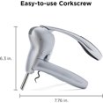 thumbnail image 2 of Rabbit Lever Corkscrew Wine Opener with Built-in Foil Cutter – Easy-to-Use Manual Wine Bottle Opener for All Cork Types, Ergonomic Design for Effortless Uncorking, 2 of 7