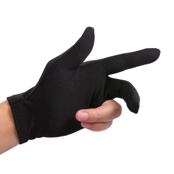 Guantes De Taco De Billar De 3 Dedos, Guantes De Billar Elásticos De 3 Dedos, Guante De Taco De Billar Para Hombres Y Mujeres, Accesorio De Piscina, Piezas De Taco De Billar