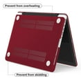 thumbnail image 2 of IBENZER Hard Shell Case for MacBook Pro 13 Inch 2015-2012 A1502 A1425, Hard Shell Case with Bag & Keyboard Cover & Screen Protector for Old Version Mac Pro Retina 13, Wine Red, W-R13-WR+3SP, 2 of 9