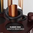 thumbnail image 3 of Gse Billiards Pool Stick Holder Only, Corner-Style Floor Stand Billiard Pool Cue Racks With Score Counters, Wood Billiard Cue Sticks Holds 8 Pool Cue Sticks A Full Set Of Balls(Mahogany), 3 of 4