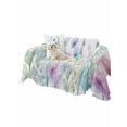 thumbnail image 2 of Colorful Spring Floral Couch Cover, Farmhouse Flowers Modern Botanical Art Sofa Cover Blanket for 1 Seat Cushion, Sectional Sofa Slipcover Furniture Protector for Living Room Bedroom 71''x91'', 2 of 9