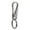 Silver, variant on FUTUREORYY Round Keychain for Men Fashionable Stainless Steel Small Key Rings 1Pack