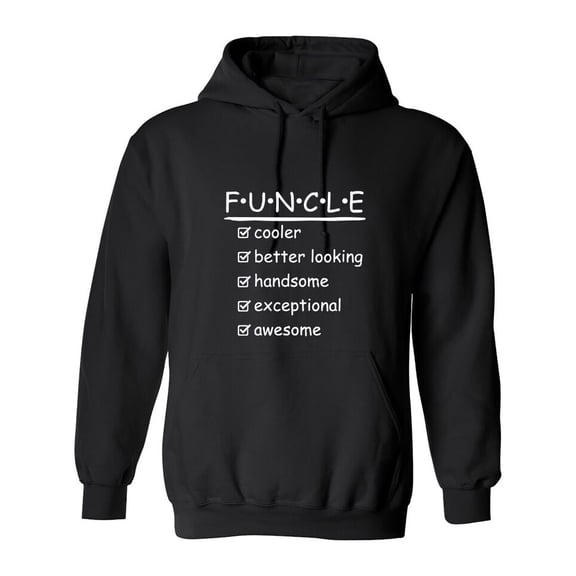 Funcle Cooler Sarcastic Humor Novelty Funny Men's Hoodies