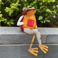 thumbnail image 4 of Rana Hada Jardín Estatua Esculturas Arte Impermeable Lindo Jardín Estaca Césped Jardín Animal Ornamento Estatuil para Decoración Adornos rana Macarena estatua al aire libre, 4 of 8