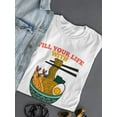 thumbnail image 3 of Fill Your Life With Magic Ramen T-Shirt Women -SPIdeals Designs, Female XX-Large, 3 of 4