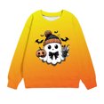 thumbnail image 3 of Iyufng Girls Sweatshirts,Gradient Crewneck Sweatshirt for Girls,Thanksgiving Day Kids Shirts Long Sleeved Printed T-shirt Round Neck for Boys and Girls,Graphic Teen Girls Pullover Tops, 3 of 4