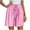 Hot Pink, variant on Dvprdro Womens Summer A Line Shorts Casual Solid High Waist Drawstring Wide Leg Beach Shorts with Pockets