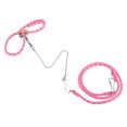 thumbnail image 4 of Pet Training Leash, Hamster Pet  Leash with Adjustable Bunny Knot Pet Harness Strap Easy to Wear Animal Harness Rope Hamster Leash Harness for Small Pet, 4 of 7